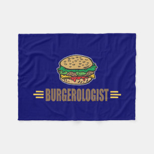 Couverture Polaire Funny Hamburger Cheeseburger Chaud