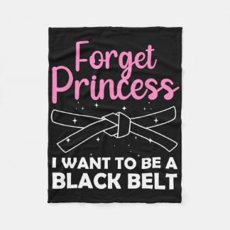 Couverture Polaire Funny Karate Design Pour Femmes Filles Ceinture No