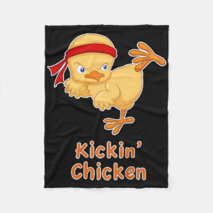 Couverture Polaire Funny Kids Karate Cadeau Jeune Karate Kickin' Chic