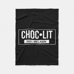 Couverture Polaire Funny Melanin Chocolat Noir Histoire Junetten C