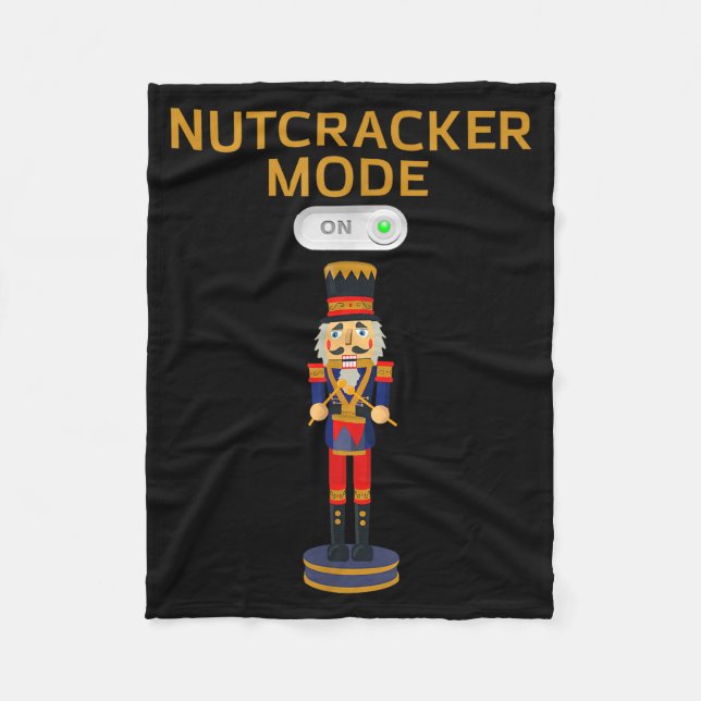 Couverture Polaire Funny Nutcracker Shirt Christmas Nutcracker Mode O (Devant)