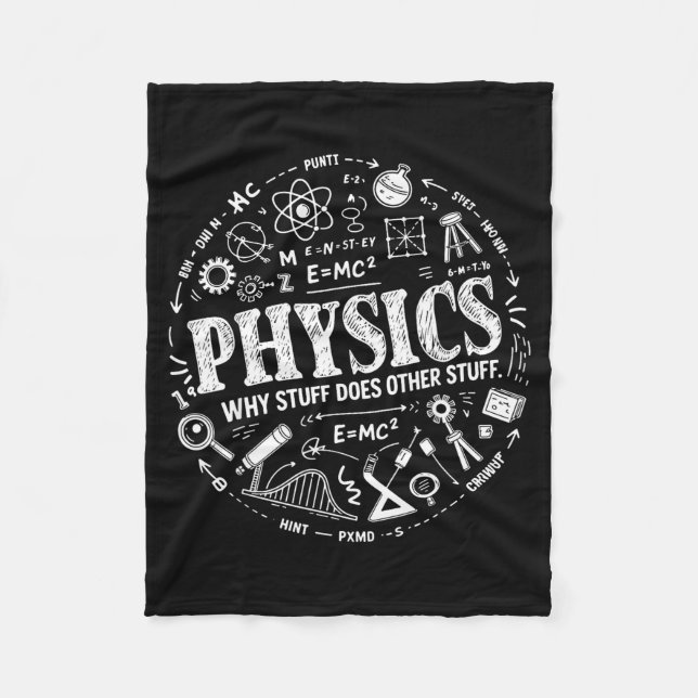 Couverture Polaire Funny Physics Quote For Science Lovers And Stem St (Devant)