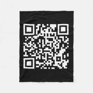 Couverture Polaire Funny Qr Président Trump 4547 Trump Code de danse