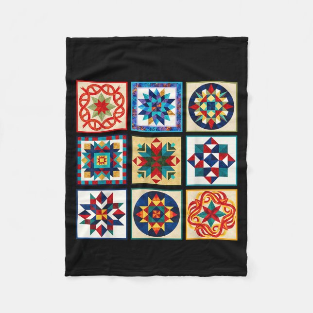 Couverture Polaire Funny Quilting Sewing Make A Quilt Patterns Quilte (Devant)