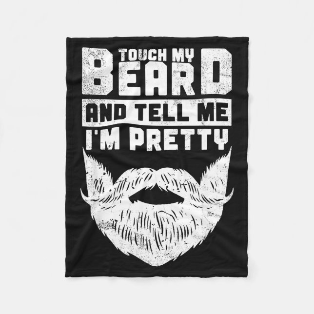 Couverture Polaire Funny Quote Gift For Bearded Men And Beard Lovers  (Devant)