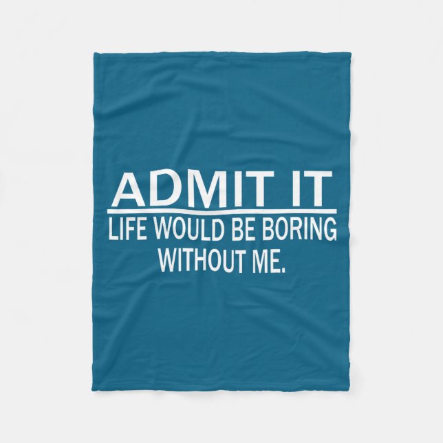 Couverture Polaire Funny Saying Perfect Idea For Men Women  (Devant)