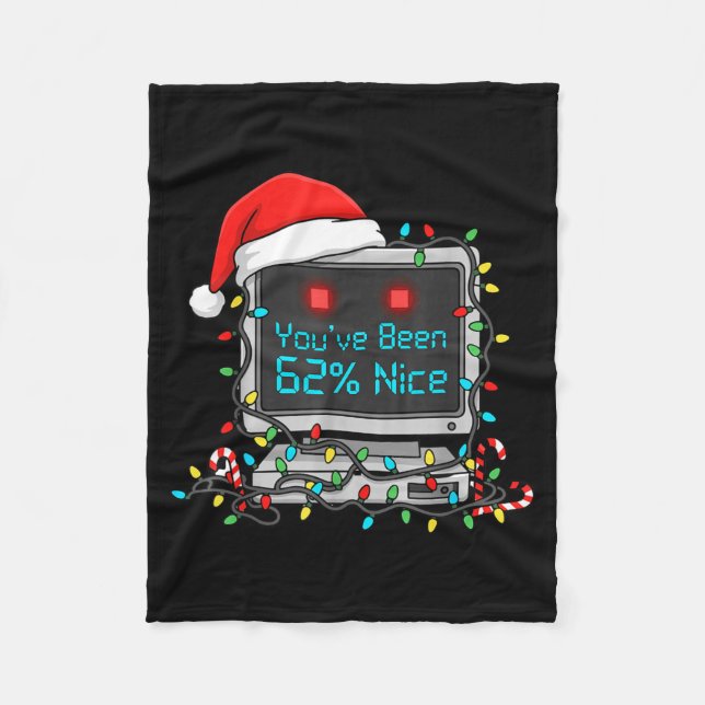 Couverture Polaire Funny Tech Christmas Geek Ai Holiday Humor Nerd Sh (Devant)