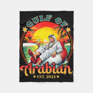 Couverture Polaire Funny Trump Chemise Golfe De L'Arabe Est 2025 Funn