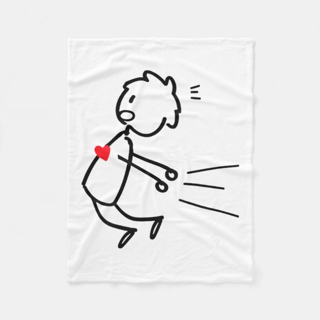 Couverture Polaire Funny Valentine’s Day Couple Matching For Men Wome (Devant)