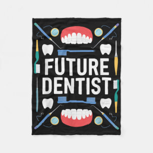 Couverture Polaire Futur Dentist Gradust School Enfants Toddler Femme