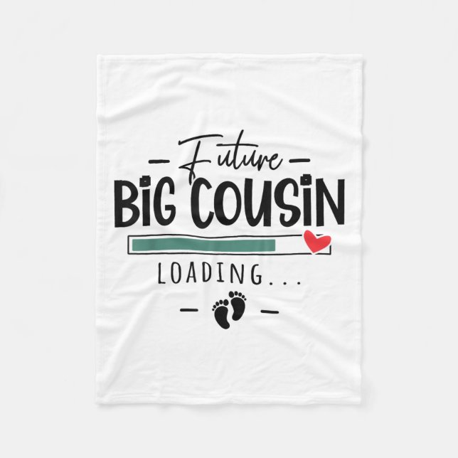 Couverture Polaire Future Big Cousin - 1ère annonce de grossesse de b (Devant)