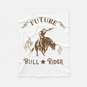 Couverture Polaire Future Bull Rider Cowboy Western Men