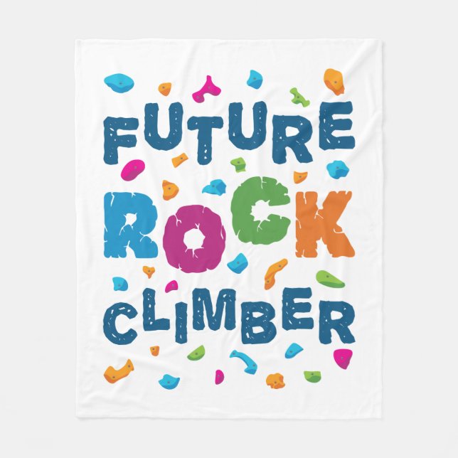Couverture Polaire Future Rock Climber Escalade Bouldering (Devant)