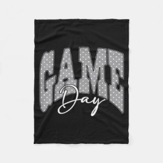 Couverture Polaire G pois jeu jour football touchdown saison