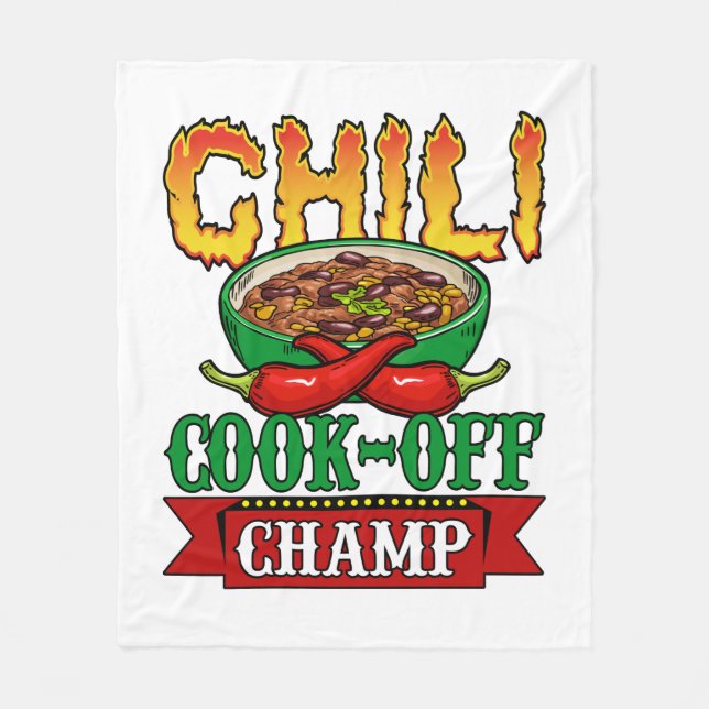 Couverture Polaire Gagnant de la compétition Chili Cook Off Champ (Devant)