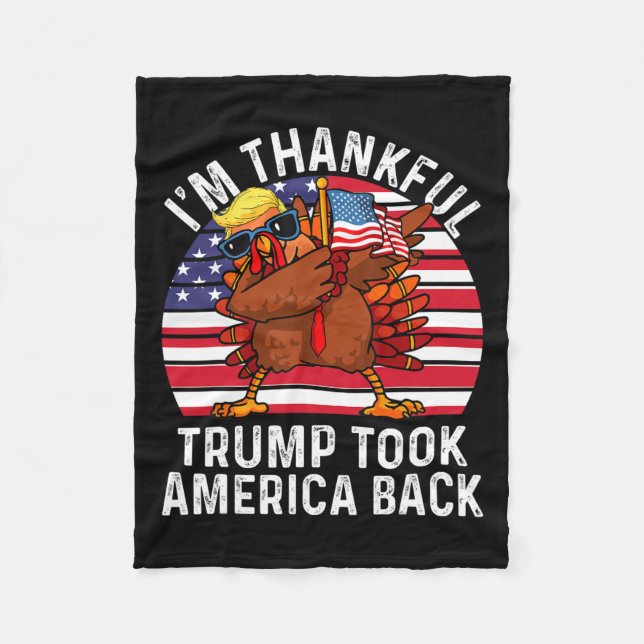 Couverture Polaire Gagnante, je remercie Trump Won d'avoir ramené l'A (Devant)