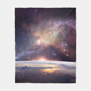 Couverture Polaire Galaxy étoile infinité cosmos sombre
