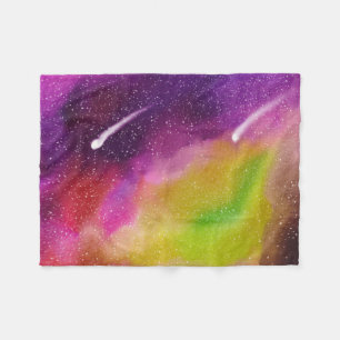 Couverture Polaire Galaxy Scène de tournage coloré étoiles Nebula 