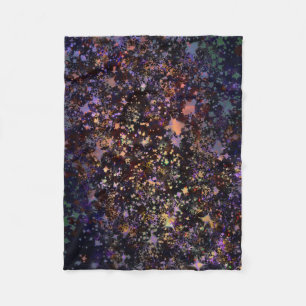 Couverture Polaire Galaxy Starry Night Thaillot Blanche - Constel Cos