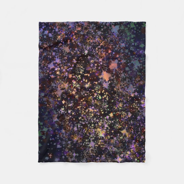 Couverture Polaire Galaxy Starry Night Thaillot Blanche - Constel Cos (Devant)