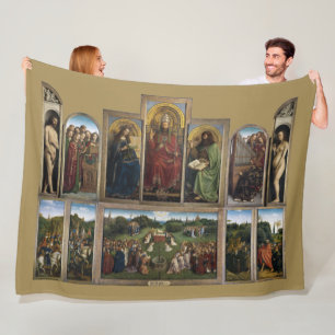 Couverture Polaire Gand Altarpiece(détail), Van Eyck Brothers