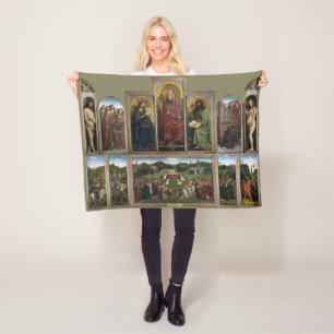 Couverture Polaire Gand Altarpiece(détail), Van Eyck Brothers