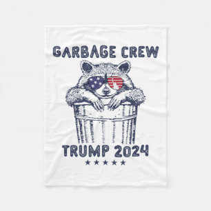 Couverture Polaire Garbyge Crew Vote Trump 2024 Rac républicain drôle