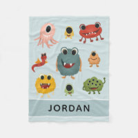Garçons mignon et tendance Monstre bleu Alien Enfa