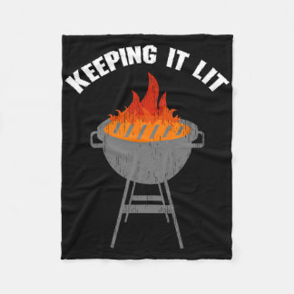 Couverture Polaire Garder Lit Funny Grilling Barbecue