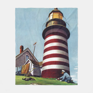 Couverture Polaire Gardien de phare par Stevan Dohanos