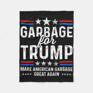 Couverture Polaire Garge pour Trump Faire Trump Président de l'Amériq