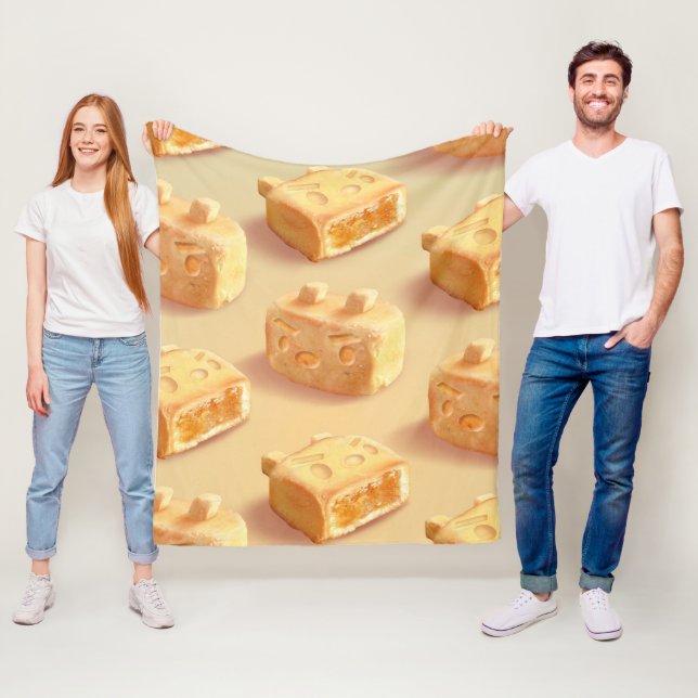 Couverture Polaire Gâteau à l'ananas (En situation)