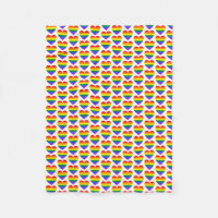 GAY PRIDE LGBT Rainbow Heart Motif