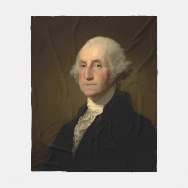 Couverture Polaire George Washington 1er président américain par Stua (Devant)