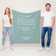 Géorgie carte lettre d'amour manuscrite ou message
