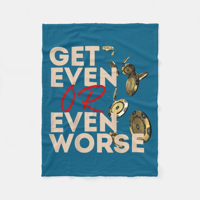 Couverture Polaire Get Even Or Even Worse Gambling In Las Vegas Ker R (Devant)