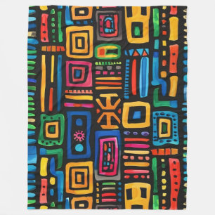 Couverture Polaire Ghana Kente