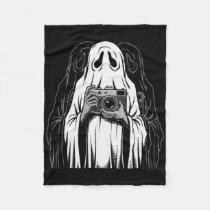 Couverture Polaire Ghost Boo Photographie Art Halloween Fans Photogra