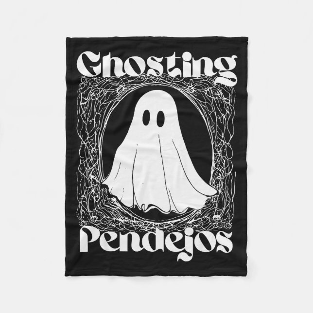 Couverture Polaire Ghosting Pendejos Funny Mexican Ghost Halloween Hi (Devant)