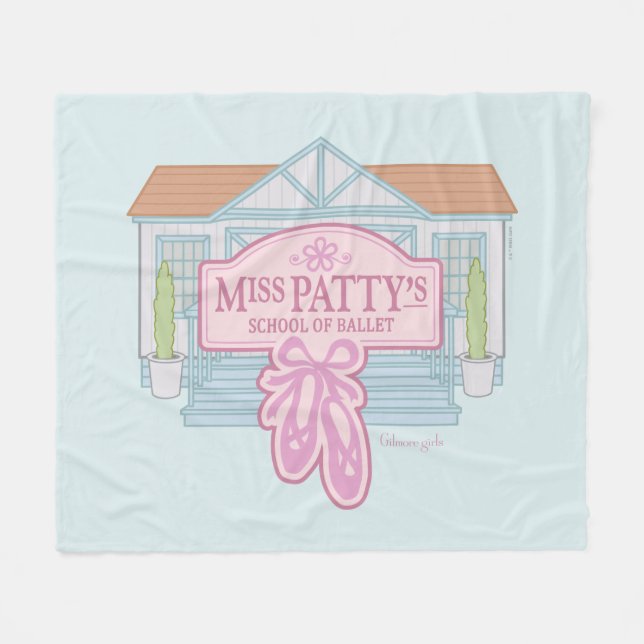 Couverture Polaire Gilmore Girls | École de ballet de Mlle Patty (Devant (Horizontal))
