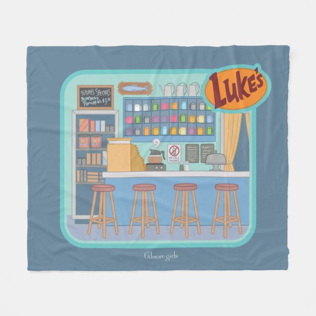 Couverture Polaire Gilmore Girls | Luke's Diner Graphic (Devant (Horizontal))