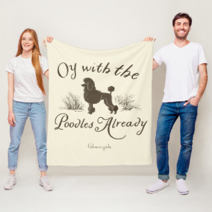 Couverture Polaire Gilmore Girls Oy avec les PoodlesDesign