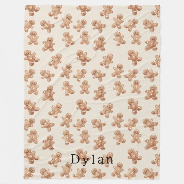 Couverture Polaire Gingerbread Cookies Christmas (Devant)