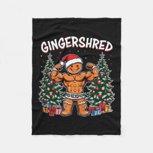 Couverture Polaire Gingersher Funny Gingerbread Homme Gym Bodybuildin