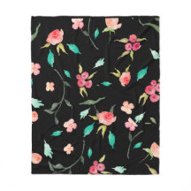 Gisements de fleur couvrants d'aquarelle
