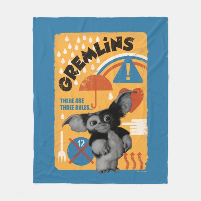 Couverture Polaire Gizmo | Il Y A Trois Règles (Devant)