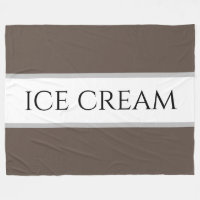 GLACE CRÈME Chocolat Brown Vanille Blancs