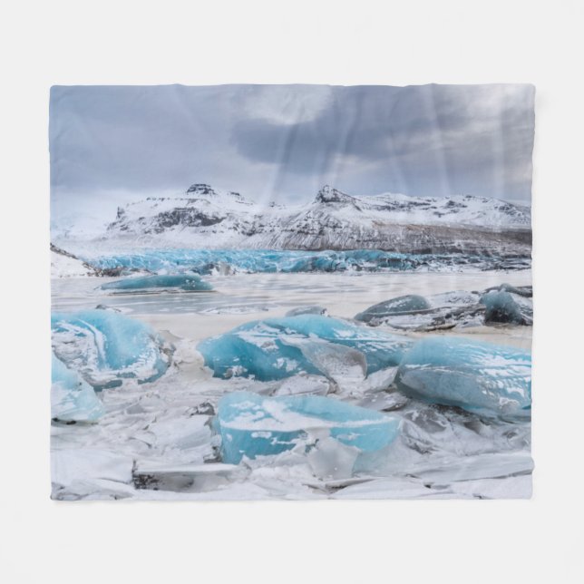 Couverture Polaire Glacier Ice paysage, Islande (Devant (Horizontal))