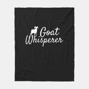 Couverture Polaire Goat Whisperer Cute Goat Lover Farm Animal Farming