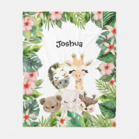Gold Safari Friends | Aquarelle Florale